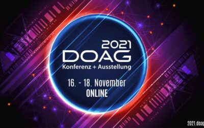 November 16 – 18, 2021 DOAG 2021 Conference + Exhibition online