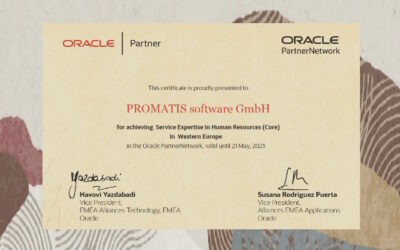PROMATIS receives Oracle HR Expertise Certificate
