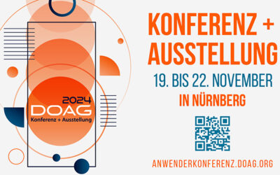 November 19-22, 2024 | DOAG 2024 Conference + Exhibition