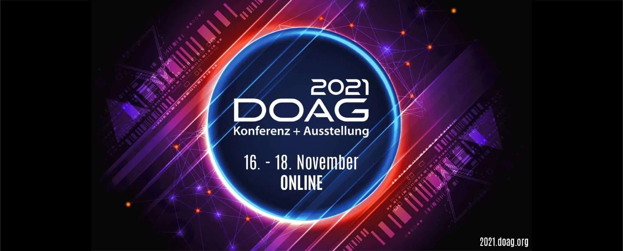 16. – 18. November 2021 DOAG 2021 Konferenz + Ausstellung online