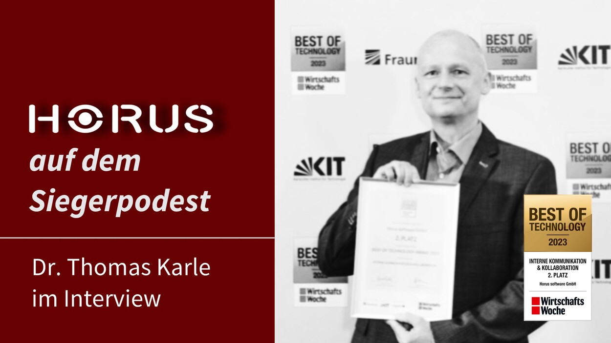 Interview of our partner Horus about the "Best of Technology 2023" Award